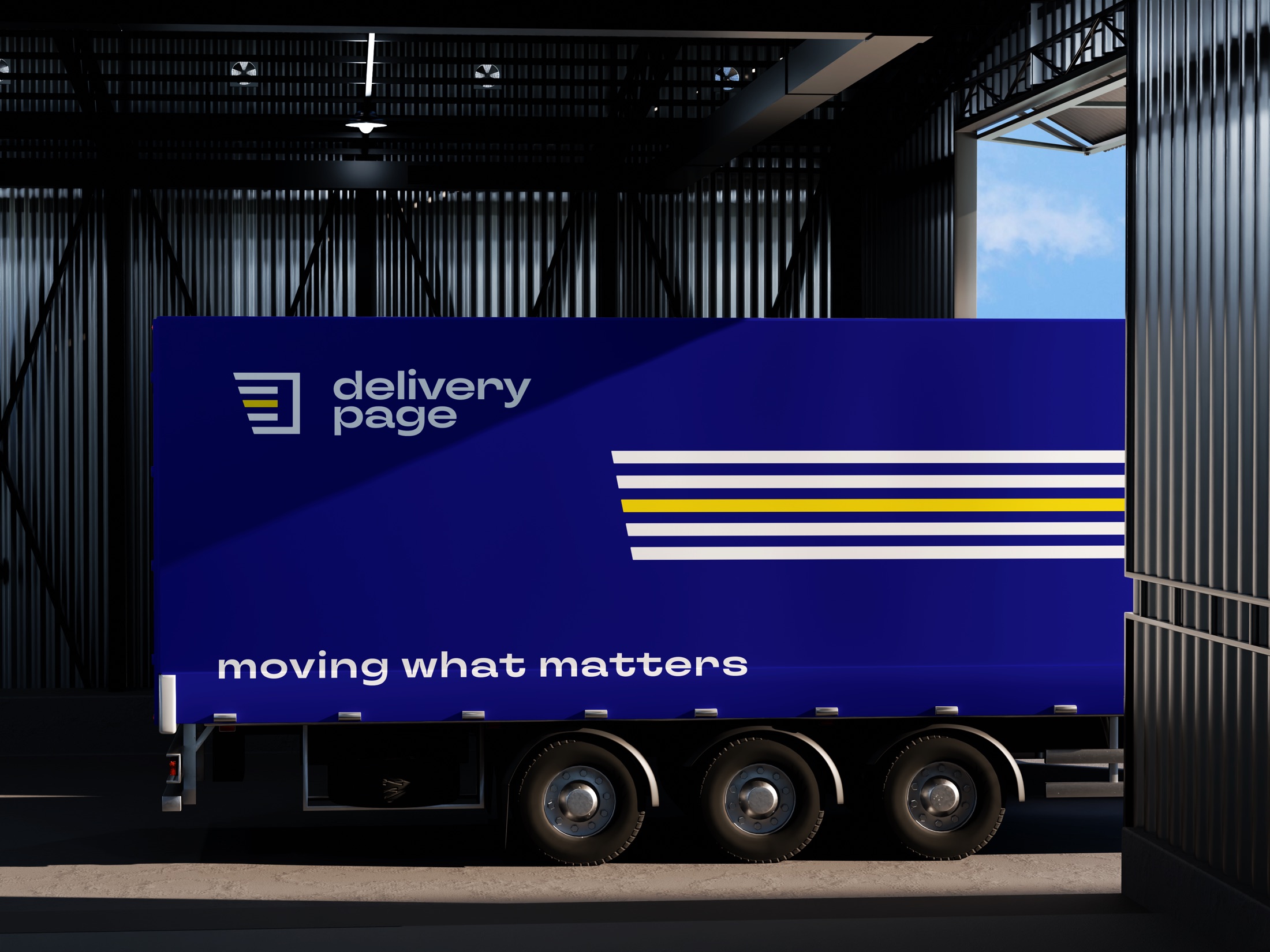 DeliveryPage project visual 2