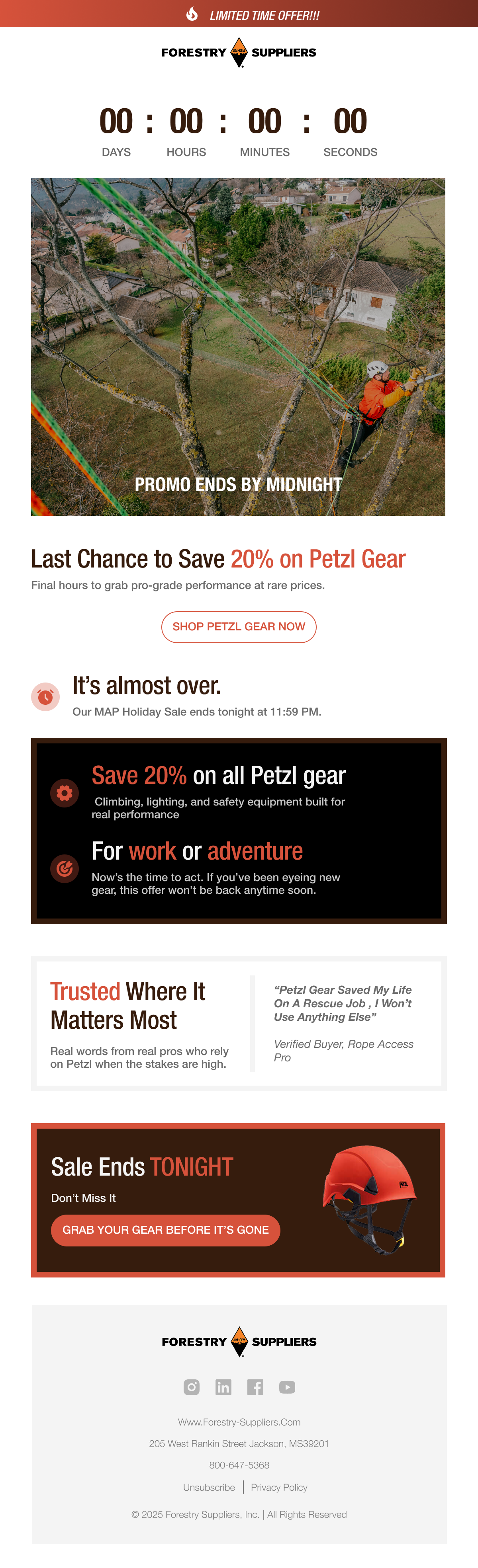 Last Chance Countdown email design preview