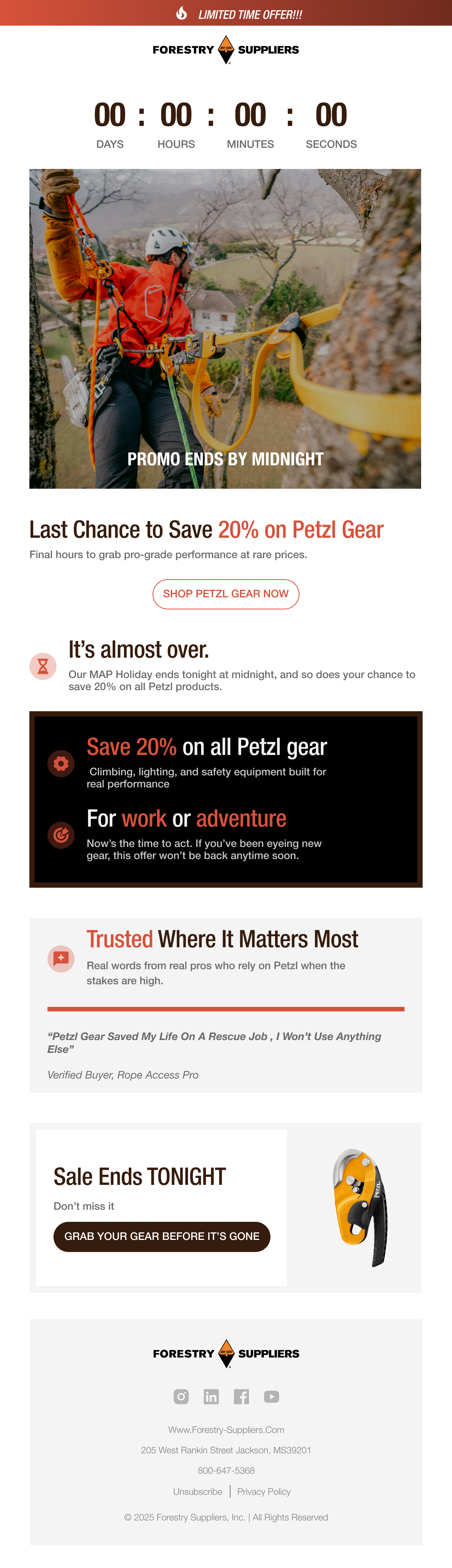 Sale Ending Soon email design preview